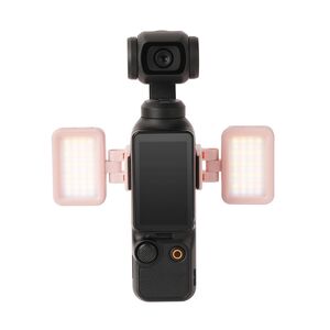 Dimmbares Tri-Color Fill Light f�r DJI Osmo Pocket 4 / 3 Pink Zubeh�r