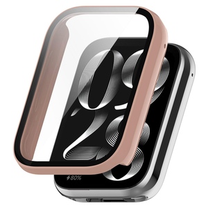 + Schutzglas f�r Xiaomi Smart Band 10 Pro Kunststoff 9H Pink