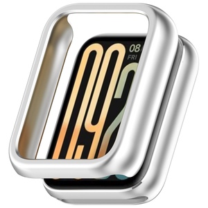 Kunststoff Halb Cover f�r Xiaomi Smart Band 10 Pro Silber