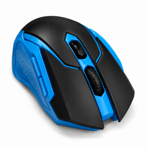 Kabellose Gaming Maus 1000 / 1200 / 1600 DPI Auto Sleep Funktion Blau