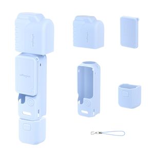 Silikon Schutzh�lle Shockproof f�r DJI Osmo Pocket 4 Zubeh�r Blau