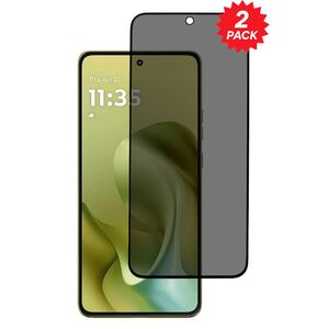 Privacy 2x f�r Motorola Moto G87 5G Display 9H Hartglas Blickschutz