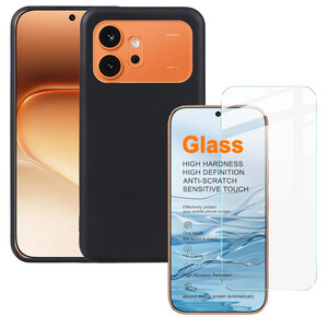 + Schutzglas f�r Honor 600 Set TPU Schutz + 9H Hartglas 2 in 1 Bundle