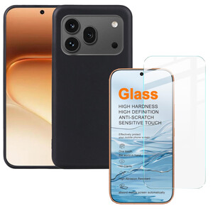 + Schutzglas f�r Honor 600 Pro Set TPU + 9H Hartglas 2 in 1 Bundle