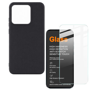 + Schutzglas f�r Motorola Moto G47 5G Set TPU 9H Glas 2 in 1 Bundle