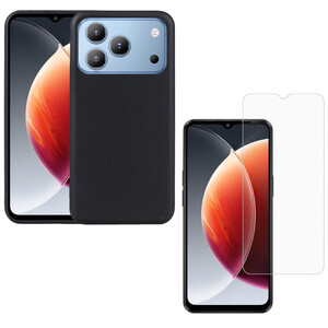 + Schutzglas f�r Blackview WAVE 7C Set TPU 9H Glas 2 in 1 Bundle