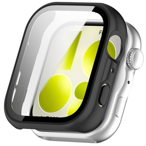 + Hart Schutzglas f�r Huawei Watch Fit 5 Kunststoff 9H Matt Schwarz
