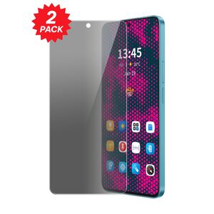 Privacy 2x f�r Motorola Moto G47 5G Display 9H Hartglas Blickschutz