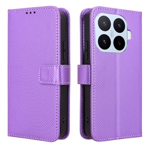 Klapph�lle Kunstleder f�r Xiaomi 17T Diamant Design Wallet Lila