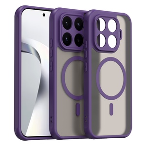 MagSafe Silikon f�r Xiaomi 17T TPU Hybrid Kameraschutz Matt Lila