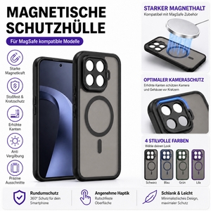 Handyh�lle Magnet MagSafe f�r Xiaomi 17T / 17T Pro Kameraschutz Hardcover Matt