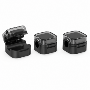 6x Magnetische Desktop Kabelclips Kunststoff Cable Organizer Zubeh�r