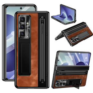 Klapph�lle + H9 Display Glas Samsung Galaxy Z Fold8 Ultra 5G Orange