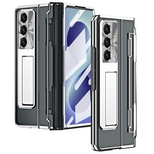 Klapph�lle + H9 Display Glas Samsung Galaxy Z Fold8 Ultra 5G Silber