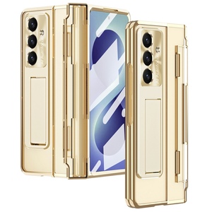Klapph�lle + H9 Display Glas Samsung Galaxy Z Fold8 Ultra 5G Gold