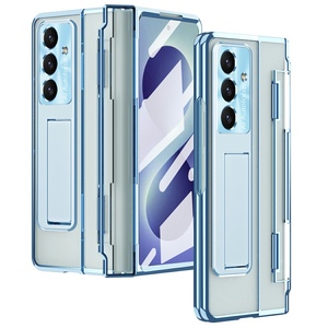 Klapph�lle + H9 Display Glas Samsung Galaxy Z Fold8 Ultra 5G Blau