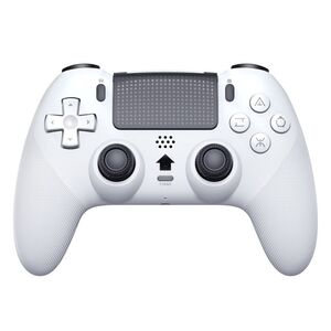 Wireless Gaming Controller f�r PS5 / PS5 Pro / Slim OLED Makro Wei�