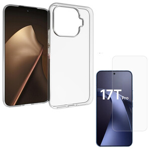 + Schutzglas f�r Xiaomi 17T Pro Set TPU Schutz + 9H Glas 2 in 1 Bundle