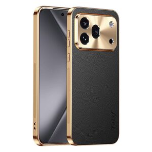 Linsenschutz f�r Honor 600 Pro Kunstleder Sto�fest Premium Schwarz