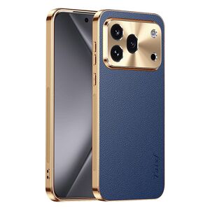 Linsenschutz f�r Honor 600 Pro Kunstleder Sto�fest Premium Blau