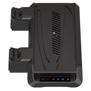 PS5 Ladestation Cooling Dock mit 3-Speed Fan Dual Controller Zubeh�r