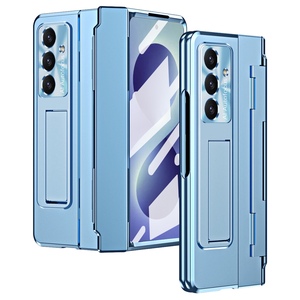 Klapph�lle + Display Folie Samsung Galaxy Z Fold8 Ultra 5G Blau