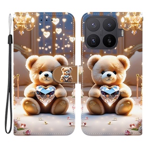 Booktasche Kunstleder Xiaomi 17T Pro Klapph�lle Kartenfach Motiv 10