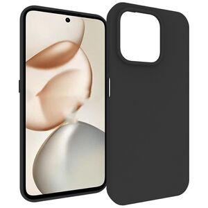 f�r Honor 600 Smart 5G TPU Silikon Slim D�nn Flexibel Cover Schwarz