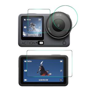 Schutzglas Screen Protector 0,2mm f�r DJI Osmo Action 6 Robust Zubeh�r