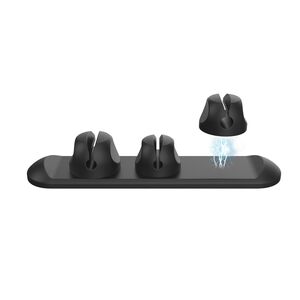 3 in 1 Magnetische Desktop Kabelclips Silikon Cable Ladekabel Zubeh�r