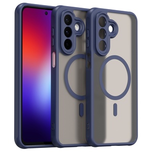 MagSafe f�r Samsung Galaxy A27 5G TPU Hybrid Kameraschutz Matt Blau
