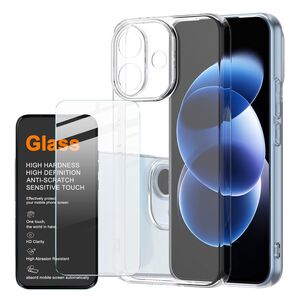 + Schutzglas f�r Xiaomi Redmi Note 17 Pro 5G Set TPU Schutz + 9H Glas