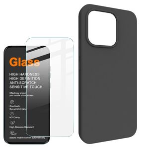 + Schutzglas f�r Xiaomi Redmi Note 17 Set TPU 9H Glas 2 in 1 Bundle