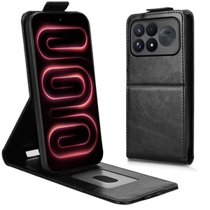 Kunstleder Klapp Tasche f�r Xiaomi Poco F9 Pro 5G Kartenfach Schwarz