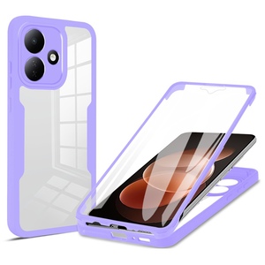 360 Grad Xiaomi Redmi Note 17 Pro 5G Display Folie & Kameraschutz Lila