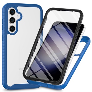 360 Grad Samsung Galaxy S26 FE / S25 FE Folie & Kameraschutz Blau
