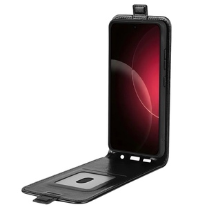 Kunstleder Etuis Xiaomi 18 Pro Max Tasche Kartenfach Silikon Schwarz