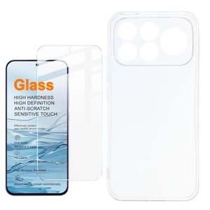 + Schutzglas f�r Xiaomi Poco F9 Pro 5G TPU 9H Glas 2 in 1 Bundle