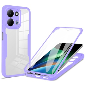 360 Grad Xiaomi Redmi 17 5G / 4G Display Folie & Kameraschutz Lila