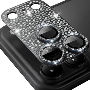 3D Kamera Schutzglas Diamant Apple iPhone 18 Pro Hart Linsen Schwarz