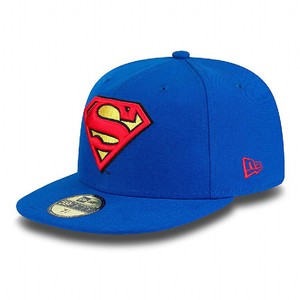 New Era Cap 59-Fifty Superman blue red yellow