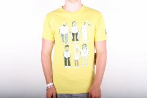 Volcom T-shirt Dillon Froelich yellow