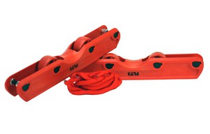 Ground-Control Featherlite 3 Frame Red + Laces