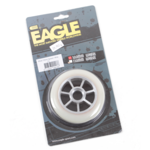 Eagle Wheel 100mm spoked white PU