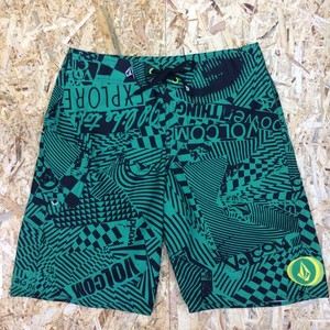 Volcom Maguro Print Mod Boardshort Green/Black
