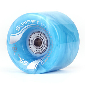 Sunset LED Special Cruiser Wheels Blue Swirl 59mm 78a  