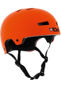 TSG Helm Evolution Solid Colors Flat Orange