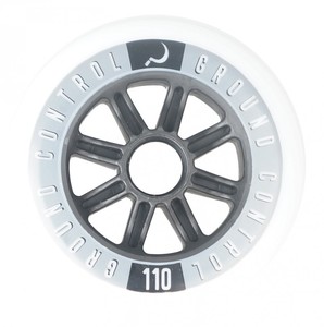 GC Tri-Skate Wheels 3-pack white 110mm 85A incl. Titen Abec 9 Bearings
