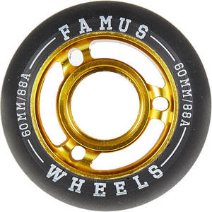 Famus Fast Aggressive Wheels 60mm gold
