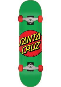 Santa Cruz Complete Skateboard Classic Dot green 7.8